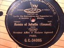 1902 Agustarello AFFRE PAULINE AGUSSOL 1st Stamper w piano ROMEO ET JULIETTE 78