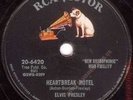 HEARTBREAK HOTEL / I WAS THE ONE  - ELVIS PRESLEY            M -