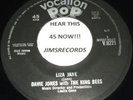 DAVIE JONES & THE KING BEES LIZA JANE 7 LOUIE LOUIE GO HOME DAVID BOWIE 45 HEAR