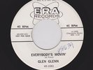 Killer 2-Sided Rockabilly GLEN GLENN Everybody's Movin' ERA 1061 M- DJ Hear BOTH