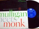 MULLIGAN MEETS MONK 33 LP RIVERSIDE RLP 12-247
