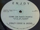 CRAZY EDDIE & JAZAQ-PARTY PEOPLE Rare Random Rap LISTEN