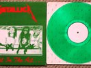 METALLICA - LIVE - Caught In The Act... GREEN VINYL LP 1988 Long Beach Arena