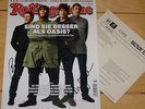 BEADY EYE   THE ROLLER   RARE HAND SIGNED GERMAN ROLLING STONE MAGAZINE   OASIS