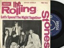 ROLLING STONES MEGA  RARE SOUTH AFRICA PS 45 LET'S SPEND THE NIGHT