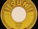 JACK EARLS and theJIMBOS rockabilly bop 45 on SUN 240 “Slow Down” orig ’56 HEAR