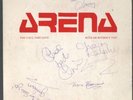 ARENA  500 ONLY UK POST NWOBHM AOR HAIR METAL ERA 45 FULLY SIGNED