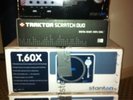 Stanton T.60 Turntables With Traktor Scratch Duo And Stanton SMX 202 Mixer