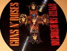 GUNS N ROSES Appetite For Destruction LP Picture Disc Cross pic disk Rare UK