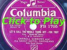 CARROLL GIBBONS and the SAVOY ORPHEANS with ANNE LENNER on COLUMBIA FB 1705