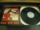 Metallica Kill 'Em All Vinyl LP Original Pressing Megaforce 1983