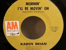 KAREN BRIAN Love Me Not Tomorrow A&M HEAR pop psych Folk STOCK COPY Listen