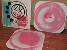BLINK 182 SELF TITLED s/t PINK WHITE SWIRL VINYL LP OOP