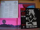 DISCHARGE-PUNK AND DESTROY*JAPAN LP W/POSTER & INSERT*PUNK DISORDER CHAOS UK