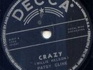 PATSY CLINE - CRAZY  - RARE  78  RPM  1961 DECCA -  PHILIPPINES