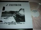J CHURCH Live 1993 1994 Lance Hahn No Idea Honey Bear Records cringer