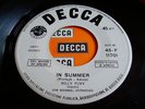 BILLY FURY-  ITALIAN ISSUE- IN SUMMER/ I'LL NEVER FALL IN LOVE AGAIN - C.1960s