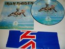 UK EMI - IRON MAIDEN- SEVENTH SON OF A SEVENTH SON -PICTURE  DISC LP + BANNER