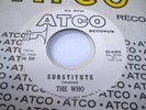 Rock Promo 45 THE WHO Substitute on Atco (Promo)