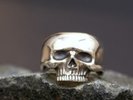 KEITH RICHARDS Silber Ring Totenkopf Skull Rocker