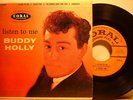 45 BUDDY HOLLY EP Peggy Sue/Listen To Me/Everyday/Im Gonna Love You Too--- HEAR