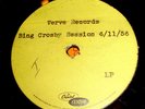 BING CROSBY Test Pressing , 1956, Bregman Orchestra 2 LPs VERVE Long-play 33 1/3