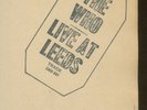 The Who: Live At Leeds - 1st Press UK LP with Black Ink Cover all inserts  MINT-