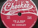 78 RPM  RECORD ROCKIN RHYTHM & BLUES BO DIDDLEY CHECKER 814   I,M A MAN