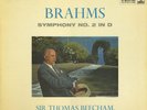 HMV ASD348 - Brahms - Symphony No. 2 - BEECHAM - RARE