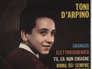TONY D'ARPINO RARISSIMO EP ITALIANO 1962 CARLO SAVINA-TEDDY RENO