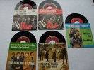 `7 The Rolling Stones - 5 Singles aus den 60ern mit Cover - satisfaction , u.a.