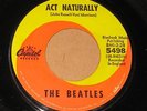 THE BEATLES RARE 1968 CAPITOL LABEL PRESSING 45 