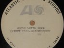 LED ZEPPELIN 1 SIDED TEST PRESSING DISC 1969  WHOLE LOTTA LOVE ATLANTIC STUDIOS
