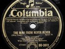 SLIM DUSTY THE MAN FROM NEVER NEVER  AUSSIE  HILLBILLY C&W 78rpm  COLUMBIA