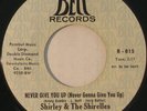 SHIRLEY & THE SHIRELLES Never Give You Up CROSSOVER/NORTHERN SOUL 45 mp3
