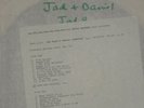 Jad Fair & Daniel Johnston - s/t LP black test pressing w/insert