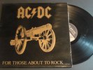 AC/DC - FOR THOSE ABOUT TO ROCK ' SPAIN EDIT - INVERTED COLOURS COVER LP RARE 