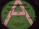 RARE* Beatles DEMO All you need s love/Baby your a rich man GREEN LABEL 1967
