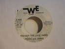 Modern Soul FRANK AND JAMES how long is forever / You got the love I need HEAR