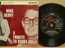 MIKE BERRY A TRIBUTE TO BUDDY HOLLY OGUK HMV 7
