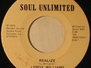 LEROY WILLIAMS Realize OBSCURE CROSSOVER/MODERN SOUL/FUNK 45 mp3