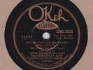 LOUIS ARMSTRONG SEBASTIAN NEW COTTON CLUB ORCHESTRA ON OKEH ELECTRIC 41478