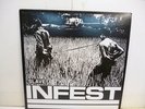 INFEST- SLAVE-1988 USA HARDCORE LP VINYL- EX/EX