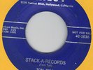 50S WILD HOLLYWOOD ROCKABILLY  TOM TALL  STACK OF RECORDS  CREST DJ M- HEAR