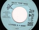 PSYCHE 45 MEMPHIS LAWSON & 4 MORE ARDENT 107 HAL WAY DOWN THE STAIRS/RELAX YOUR