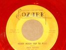RARE JACK TUCKER PROMO ROCKABILLY 45 ON RED VINYL - HONEY MOON TRIP TO MARS