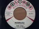 DICK DALE AND THE DEL-TONES EIGHT TIL MIDNIGHT 45 MISERLOU D-5019