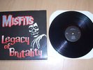 MISFITS - Legacy of Brutality - plain text label - RARE (Danzig Samhain) kbd