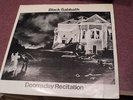 BLACK SABBATH DOOMSDAY RECITATION 2 LP LIVE OLYMPEN LUND SWEDEN 4/21/77 NM/VG+
