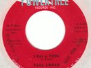 PAUL SINDAB I Was A Fool POWERTREE rare POPCORN MOD SOUL 45 M- HEAR